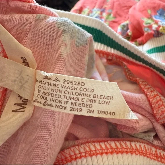 Matilda Jane Lets go together At Ease Maxi Dress Coral Floral Pockets Medium - Picture 9 of 9